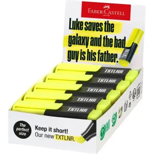 Rotulador faber castell neon txtlnr fluorescente amarillo Última Versión