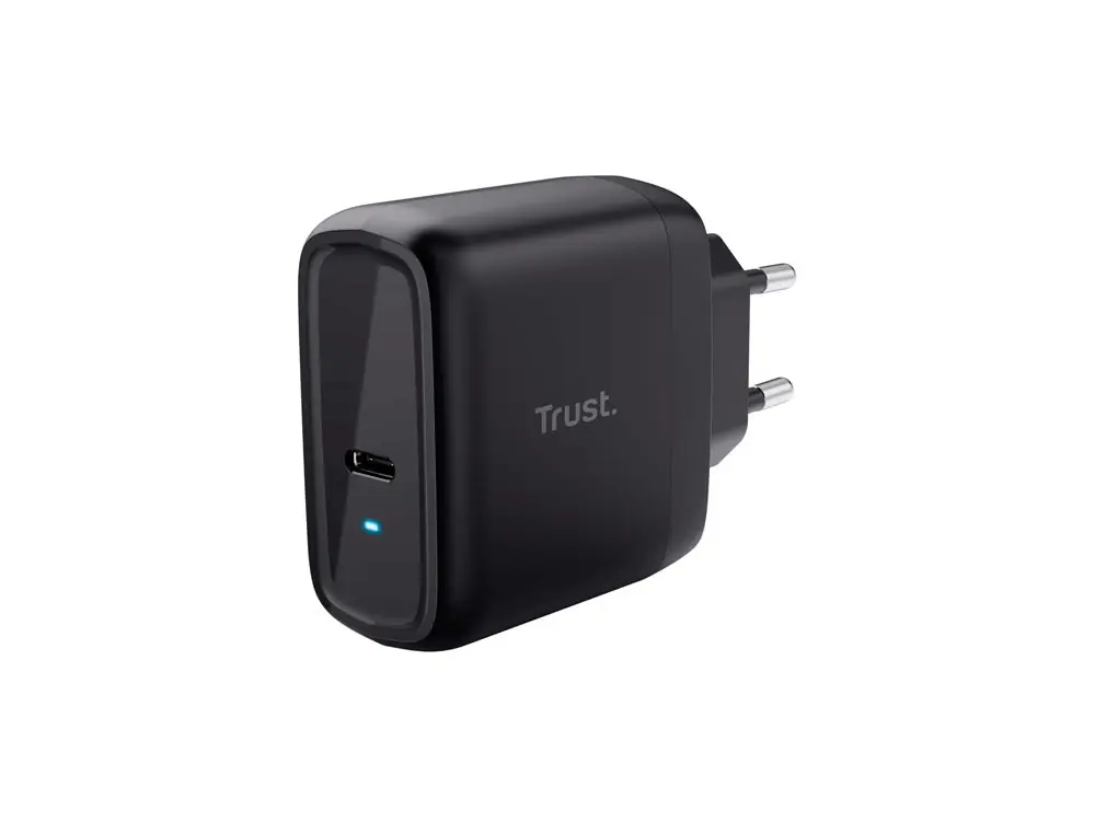 Cargador universal trust maxo de pared 65w usb-c color negro De Moda