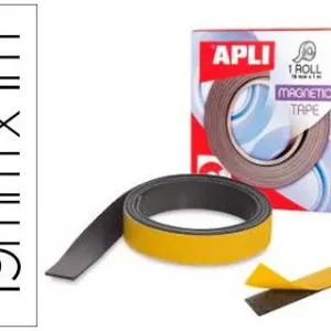 Cinta adhesiva apli magnetica 19mm x 1m Descuento