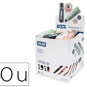 Corrector milan cinta 5 mm x 6 m cilindrico serie 1918 expositor de 40 unidades Artesanal