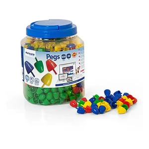 De Moda Juego Pegs Miniland con 650 piezas