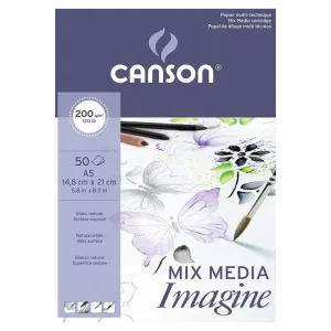Canson bloc imagine 50 hojas 200g. A5 200006009 Pago Seguro
