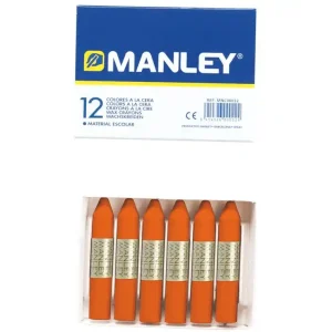 Exclusivo Caja 12 ceras naranjas MNC04497