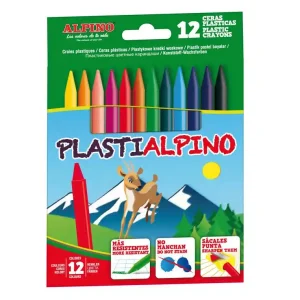 Alpino estuche 12 ceras plásticas PA000012 Promoción Exclusiva