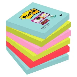 POST-IT Pack 6 blocs 76x76 Colección Miami 70005291227 Bestseller