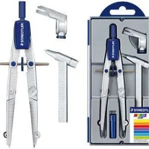 Liquidación Compas Staedtler Micrometrico -Con Alargadera Noris Club