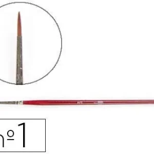 Pinceles Acuarela Liderpapel Nº1 -Virola Cromada Pelo Engomado Descuento