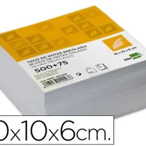 Venta Final Taco Liderpapel Encolado 100 X 100 X 60Mm Blanco