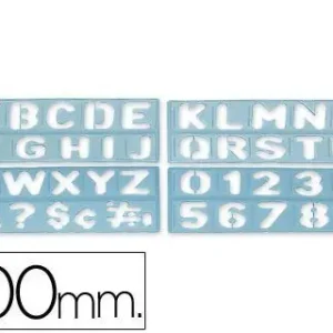 Plantilla Rotulacion 1800 -Letras y Numeros de 100 Mm Promoción Exclusiva