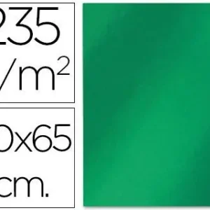 Cartulina Liderpapel 50X65 cm 235G/M2 Metalizada Verde Promoción