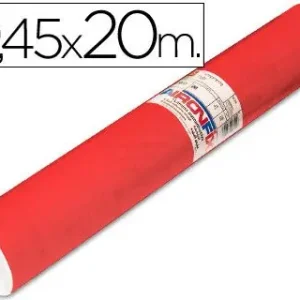 Rollo Adhesivo Aironfix Unicolor Rojo Mate Claro 67151-Rollo de 20 Mt Devolución Gratuita
