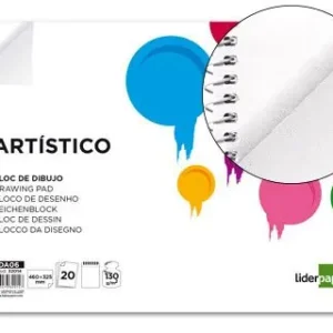 Bestseller Bloc Dibujo Liderpapel Artistico Espiral 460X325Mm 20 Hojas 130G M2 Sin Recuadro Perforado