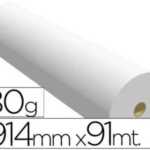 No Te Lo Pierdas Papel Reprografia para Plotter 914Mmx91Mt 80Gr Impresion Ink-Jet