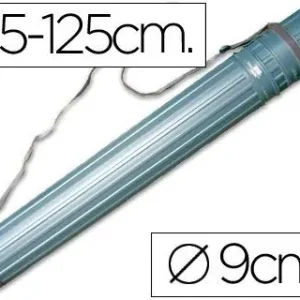 Portaplanos Plastico Liderpapel Diametro 9 cm Extensible Hasta 125 cm Gris Mejor Precio