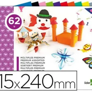 Bloc Trabajos Manuales Liderpapel Multiple Premium 240X315Mm 62 Hojas Colores Surtidos Hecho A Mano