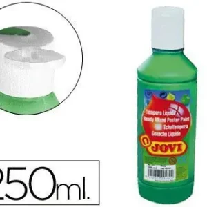 Tempera Liquida Jovi Escolar 250 Ml Verde Oscuro Stock Limitado