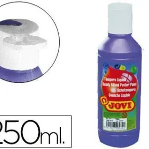 Tempera Liquida Jovi Escolar 250 Ml Violeta No Te Lo Pierdas
