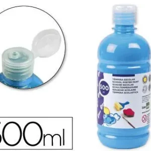 Tempera Liquida Liderpapel Escolar 500 Ml Turquesa Pedido Al Por Mayor
