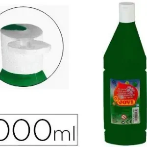 Tempera Liquida Jovi Escolar 1000 Ml Verde Oscuro Favorito De Clientes