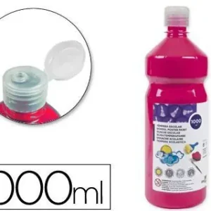 Tempera Liquida Liderpapel Escolar 1000 Ml Fucsia Profesional