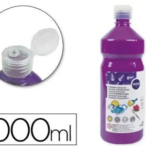 Tempera Liquida Liderpapel Escolar 1000 Ml Violeta Disponible Ahora