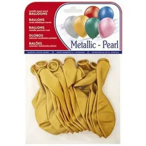 Económico Globos Metalizados Oro Bolsa de 15 Unidades