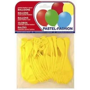Globos Pastel Amarillo Bolsa de 20 Unidades Entrega Rápida