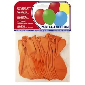 Globos Pastel Naranja Bolsa de 20 Unidades Máxima Calidad