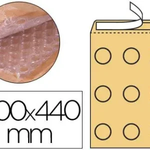 Sobre Burbujas Crema Q-Connect J/6 300 X 440 mm Caja de 50 Un Venta Final