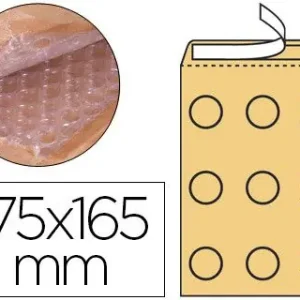 Hecho A Mano Sobre Burbujas Crema Q-Connect Cd 175 X 165 mm Caja de 100