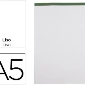 Bloc Notas Liderpapel Liso A5 80 Hojas 60 G/M2 Perforado Sin Tapa Oferta Especial