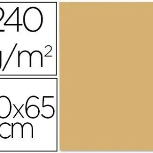 Cartulina Liderpapel 50X65 cm 240G/M2 Avellana Paquete de 25 Unidades Precio De Fábrica