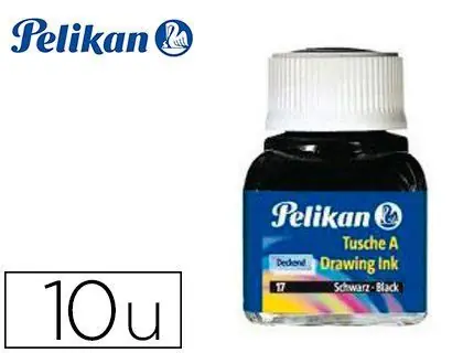Moderno Tinta china pelikan colores surtidos frasco 10 ml