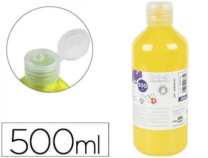 Compra Ahora Pintura dedos liderpapel botella de 500 ml amarillo