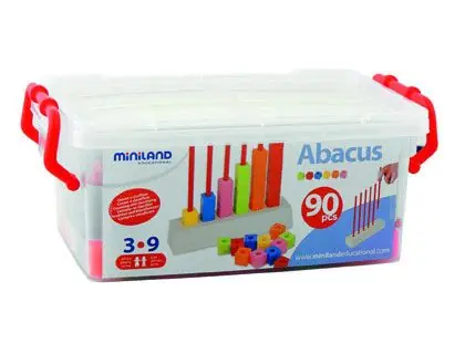 Mayoreo Juego miniland abacus multibase 90 piezas