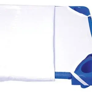 Disponible Ahora Sabanita amaya para cama guarderia blanca 50% algodon 50% acrilico 126x55 cm