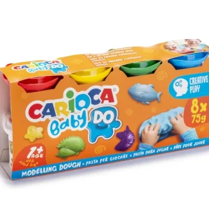 Pasta de modelar carioca baby dough bote 75 g set de 8 colores surtidos Envío Internacional
