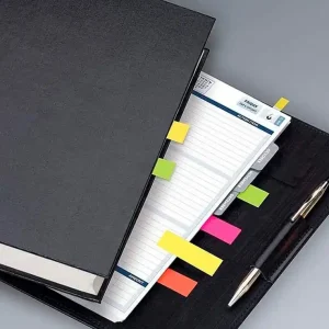 Barato Banderitas separadoras 20x50 mm fluorescente pack de 4 con 20 hojas