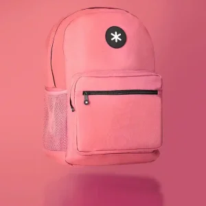 Cartera antartik mochila con asa y bolsillo frontal concremallera color coral 320x140x430 mm Oferta Flash