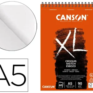 Bloc dibujo croquis din a5 microperforado 14,8x21 cm 60 hojas grano fino 90 gr Promoción Exclusiva