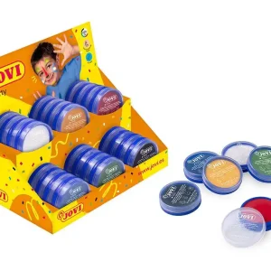 Gran Oferta Crema maquillaje jovi face paint 8 ml expositor de 24 unidades 6 colores surtidos