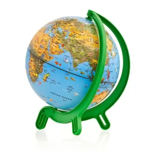 Globo terraqueo nova rico mini giacomino base de plastico alta resistencia 16 cm diametro Mejor Calidad