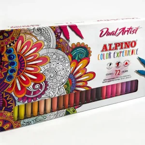 Favorito De Clientes Rotulador alpino dual artist doble punta color experience estuche de 72 unidades colores surtidos