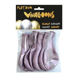 Globo 100% latex biodegradable rosa medianoche blister de 6 unidades Oferta De Temporada