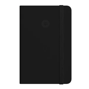 Lujoso Cuaderno con gomilla antartik notes tapa blanda a5 hojas cuadricula negro 80 hojas 80 gr fsc