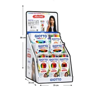 Stock Limitado Expositor sobremesa giotto contra el bullying