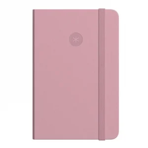 Cuaderno con gomilla antartik notes tapa blanda a6 cuadricula rosa pastel 100 hojas 80 gr fsc Precio Bajo