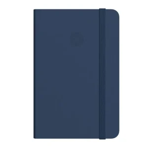 Moderno Cuaderno con gomilla antartik notes tapa blanda a6 rayas azul marino 100 hojas 80 gr fsc