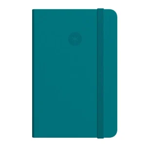 Gran Oferta Cuaderno con gomilla antartik notes tapa blanda a6 rayas verde aguamarina 100 hojas 80 gr fsc