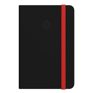 Cuaderno con gomilla antartik notes tapa dura a5 hojas rayas negro y rojo 100 hojas 80 gr fsc Venta Final